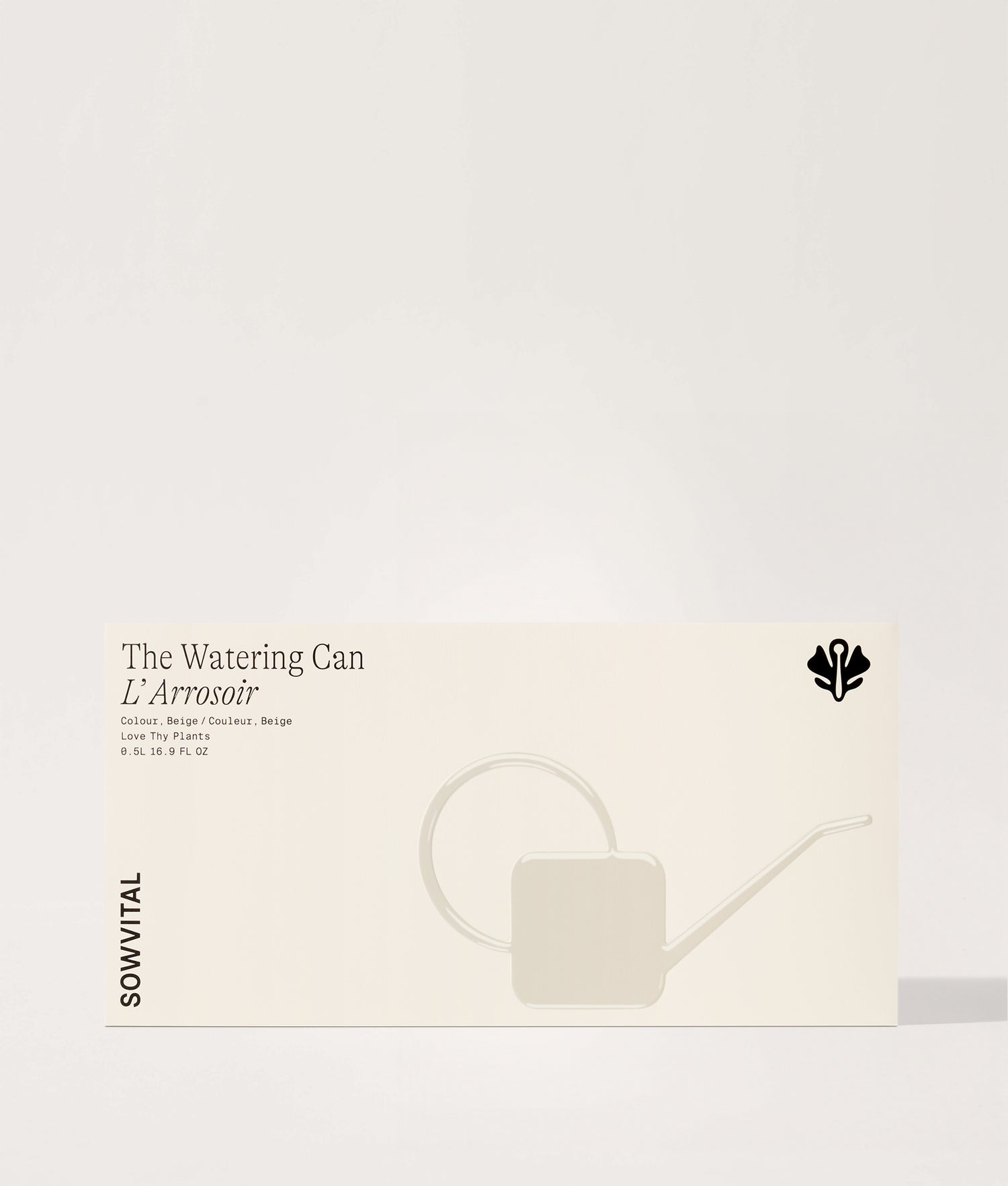 Watering Can Beige 0.5L.