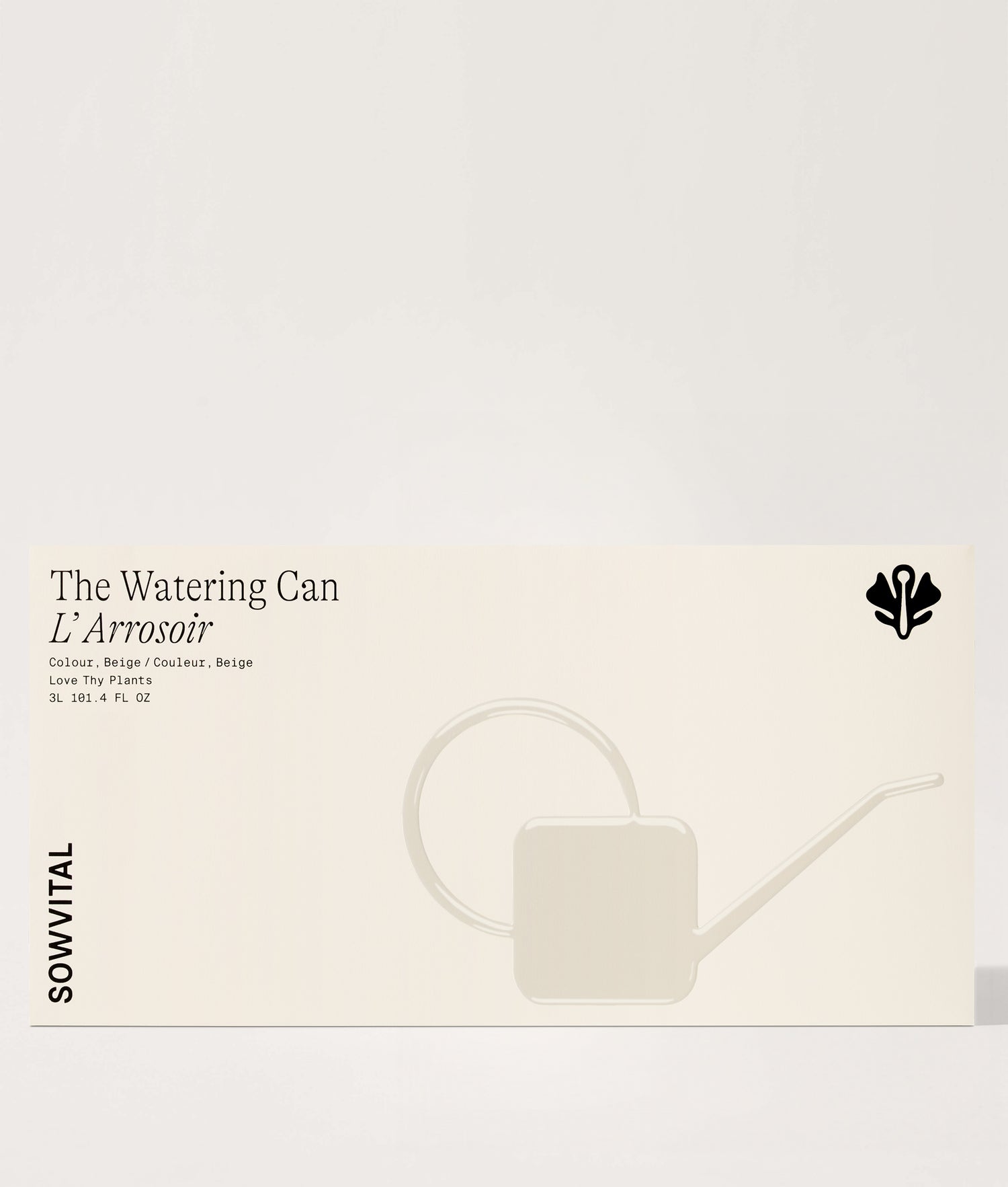 Watering Can Beige 3L.