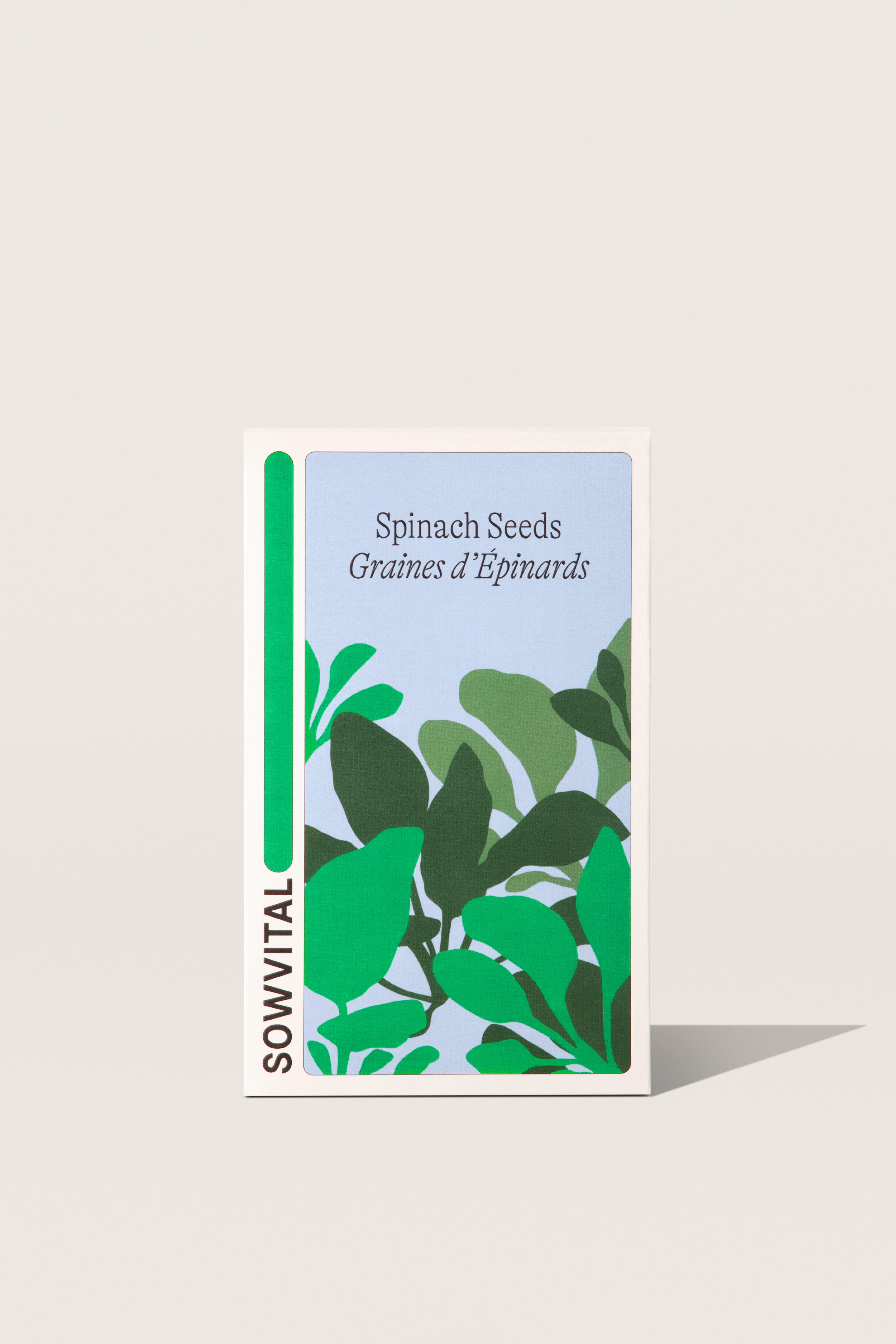 Sowvital spinach seeds.