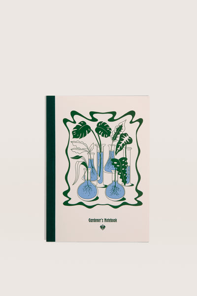 Sowvital A5 size notebook with plant propagation theme.