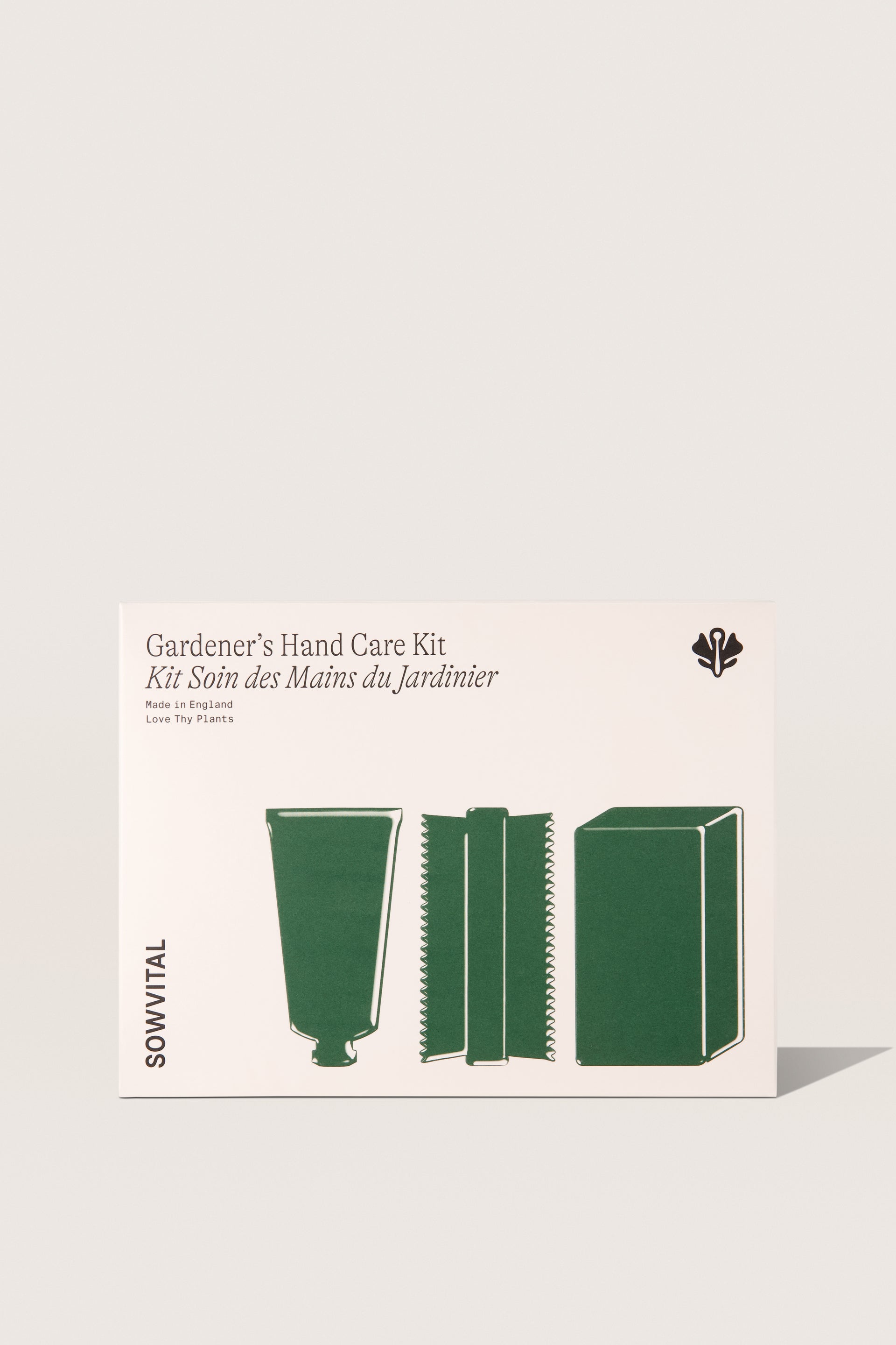 The package of the Gardener's hand care kit.