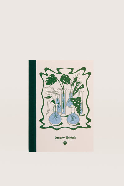 Sowvital A6 size notebook with plant propagation theme.