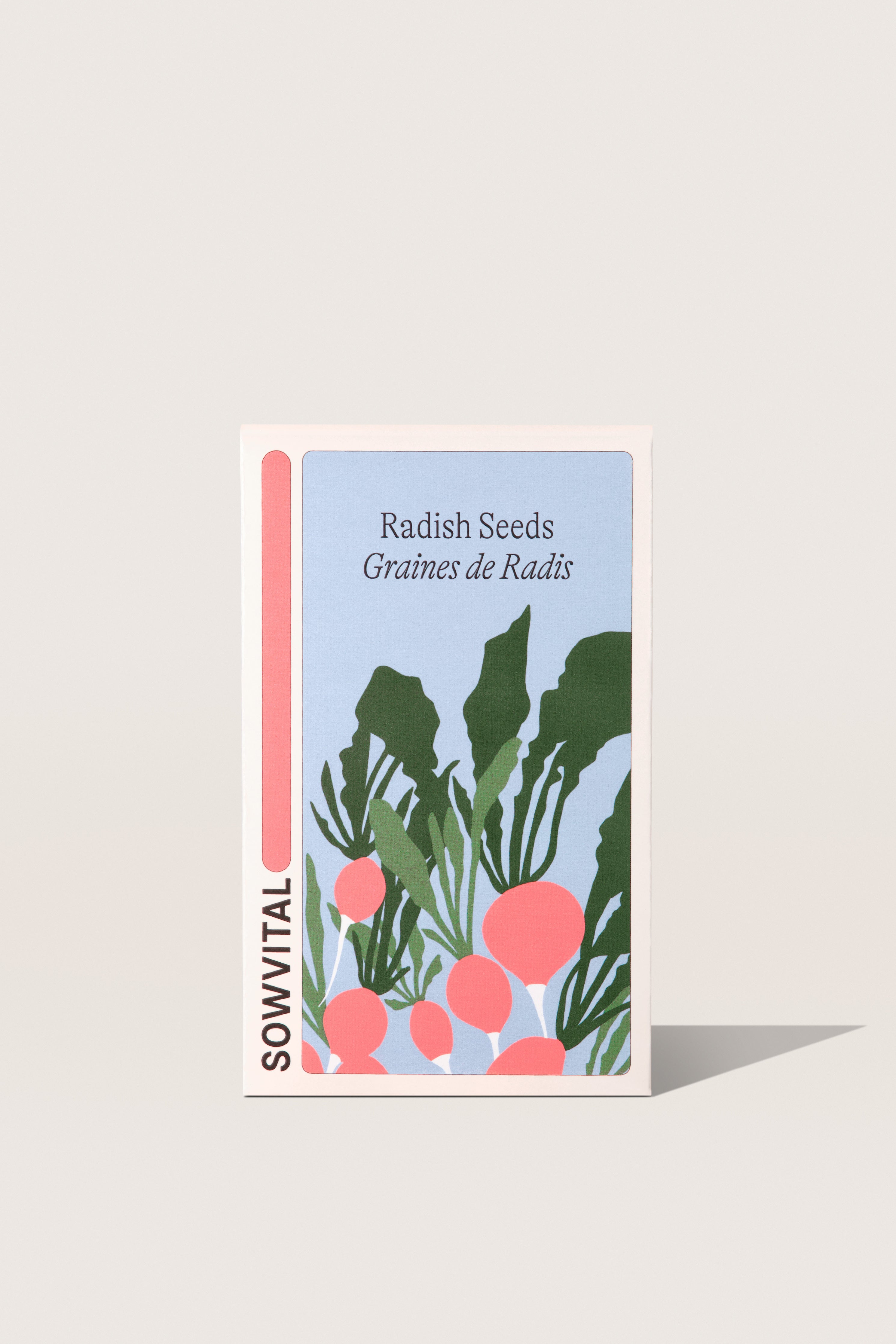 Sowvital radish seeds for growing yourself.