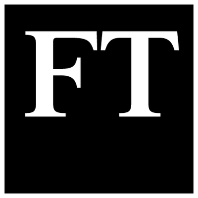 The Financial Times logo in black.